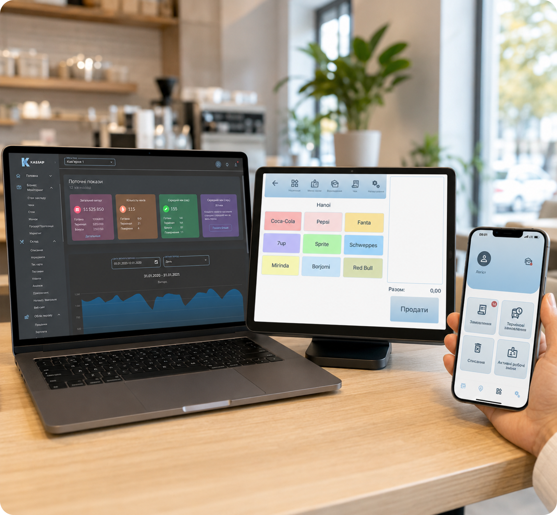 Kavapp — sales and inventory in one system