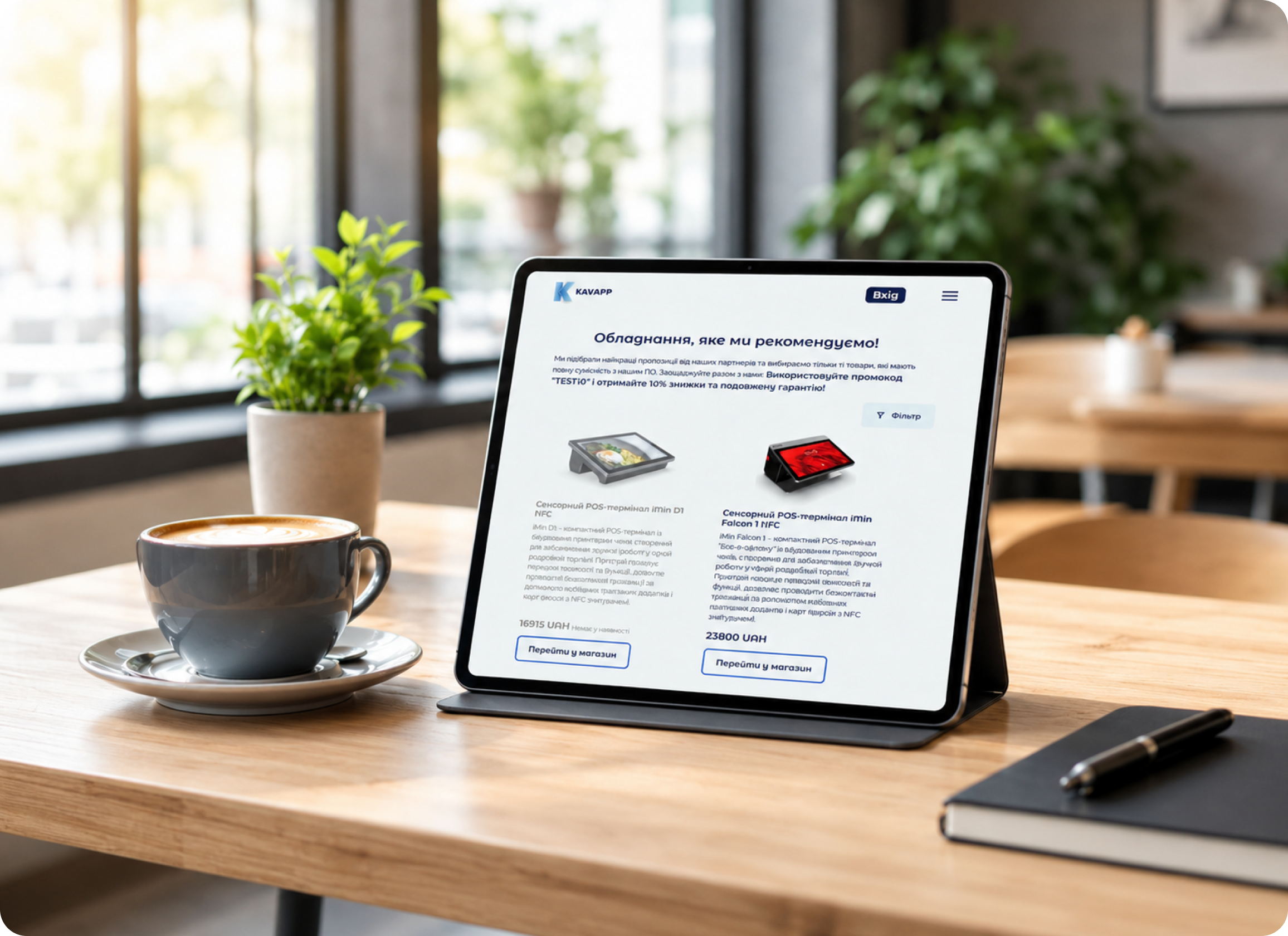 Основні сторінки Kavapp Site — 4